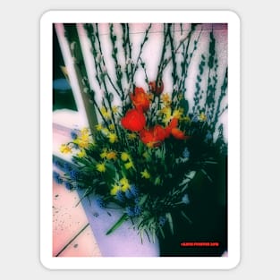 Rittenhouse Square Flower Bouquet photo Sticker